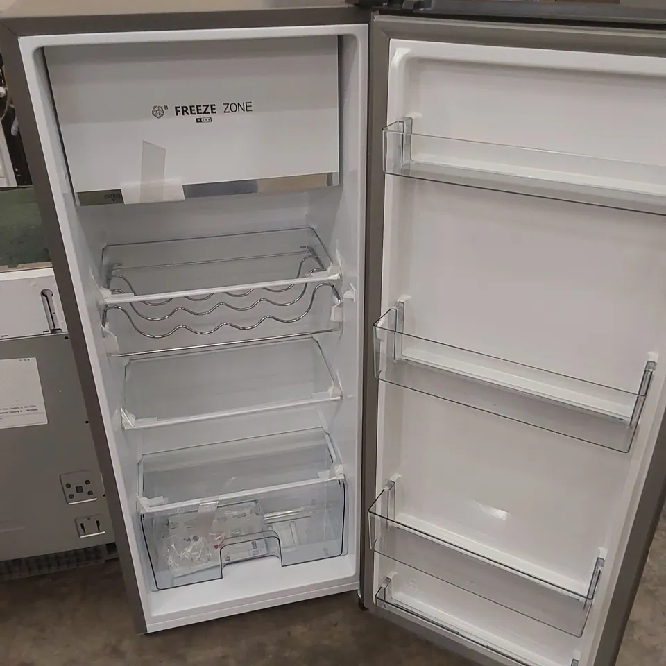 HISENSE RR220D4BDE 52cm WIDE FREESTANDING FRIDGE WITH FREEZER COMPARTMENT IN SILVER