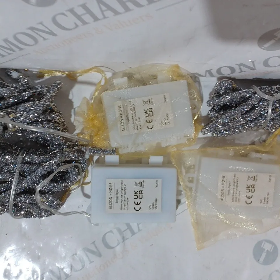 OUTLET ALISON CORK 2M INDOOR/OUTDOOR PRE-LIT GLITTER ROPE STRANDS