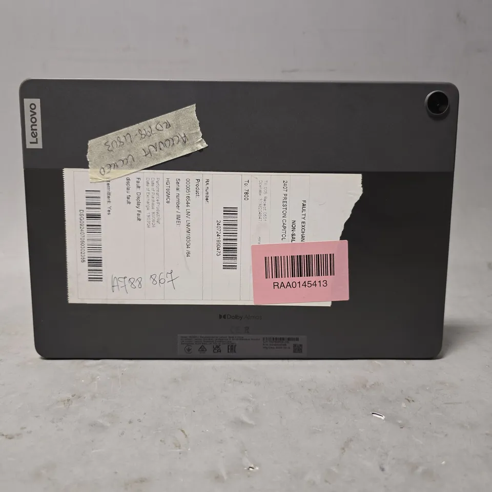 LENOVO M10 TABLET