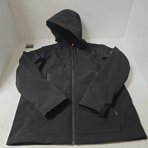 DKNY SPORT FULL ZIP HOODIE IN BLACK - LARGE