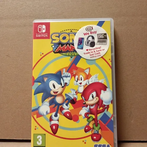 NINTENDO SWITCH SONIC MANIA PLUS 