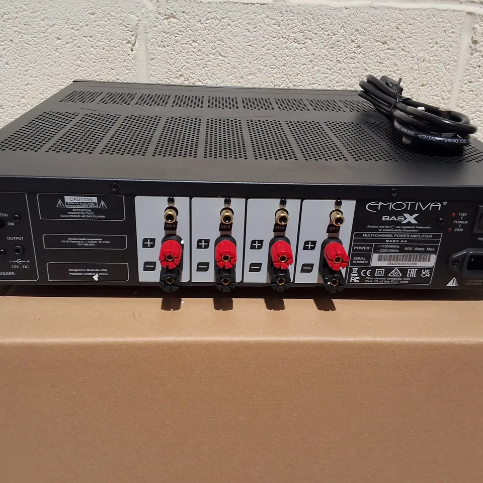 BASX A4 FOUR-CHANNEL POWER AMPLIFIER