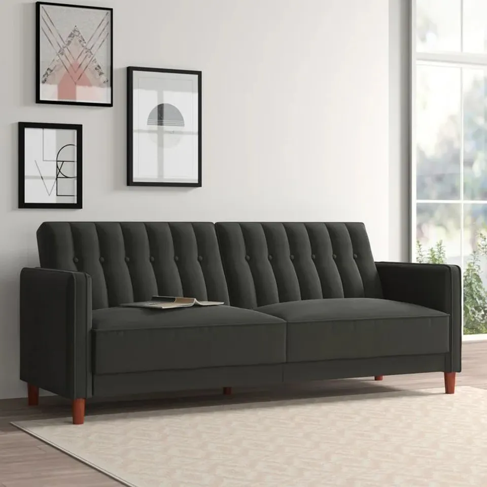BOXED BOSCO 3 SEATER UPHOLSTERED SOFA BED (1 BOX)