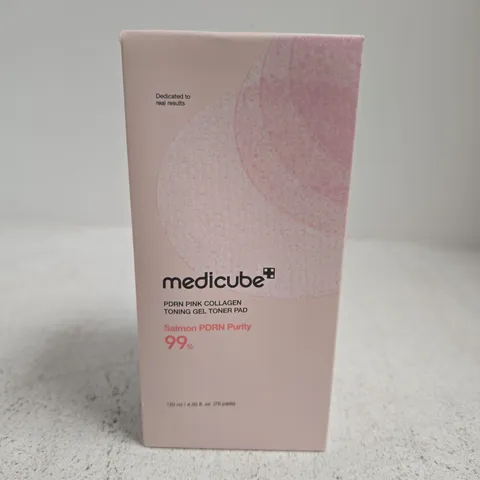 BOXED AND SEALED MEDICUBE PDRN PINK COLLAGEN TONING GEL TONER PAD (70 PADS)