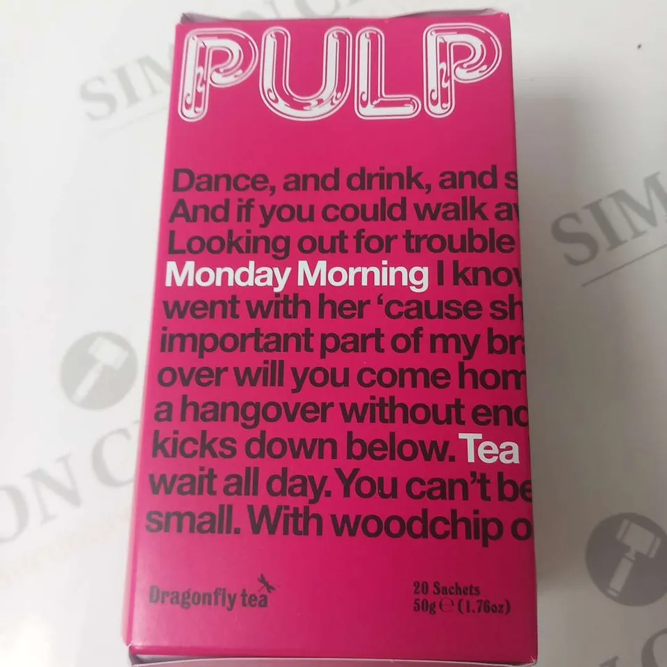 PACK 20 PULP TEA BAGS