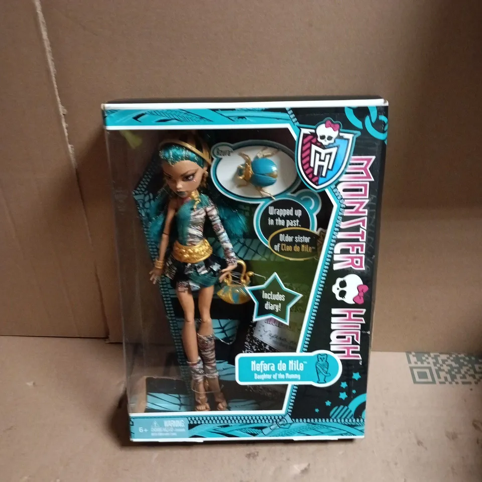 MONSTER HIGH NEFERA DE NILE DOLL – DAUGHTER OF THE MUMMY, BOXED