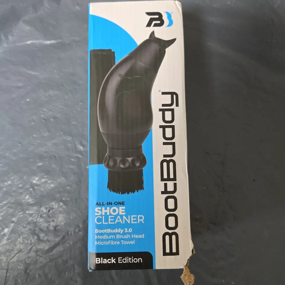BOOTBUDDY ALL-IN-ONE SHOE CLEANER, BLACK EDITION – BOXED