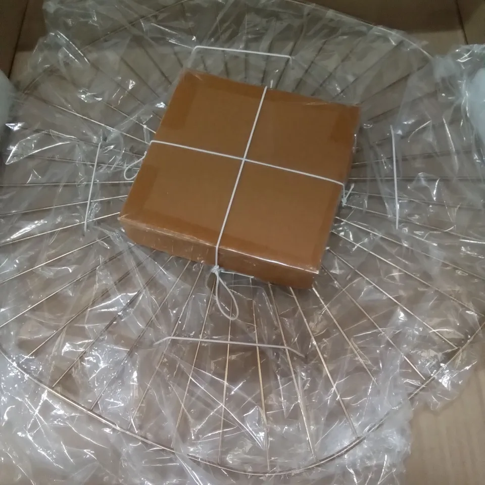 BOXED MY HOME LARGE DECORATIVE WIRE WALL CLOCK 