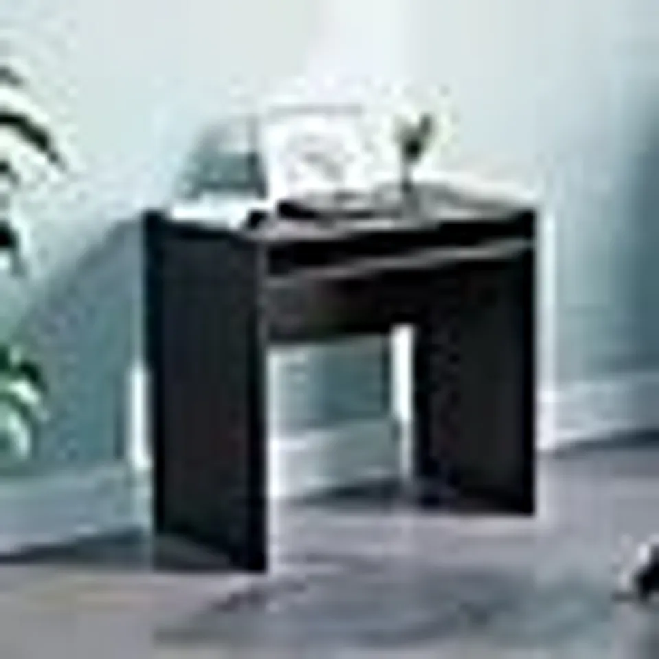 BOXED HUBY COMPUTER DESK - BLACK