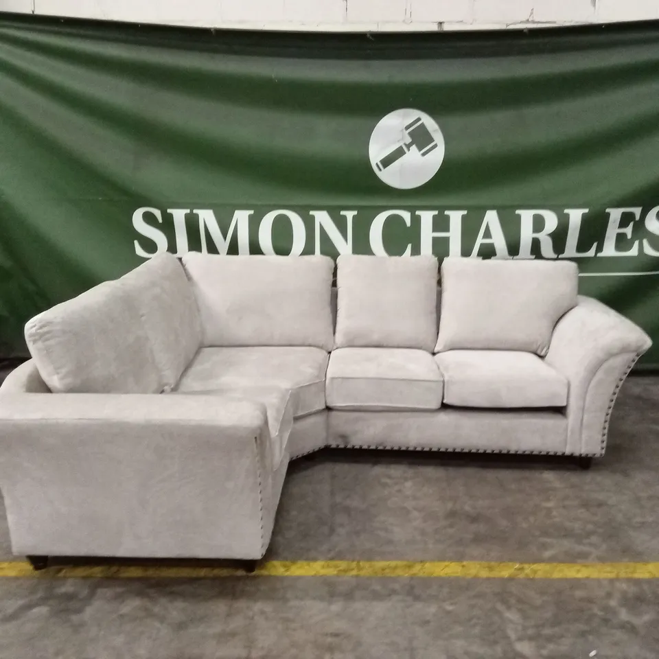 ARIEL FABRIC CORNER SOFA - NATURAL RRP £1299