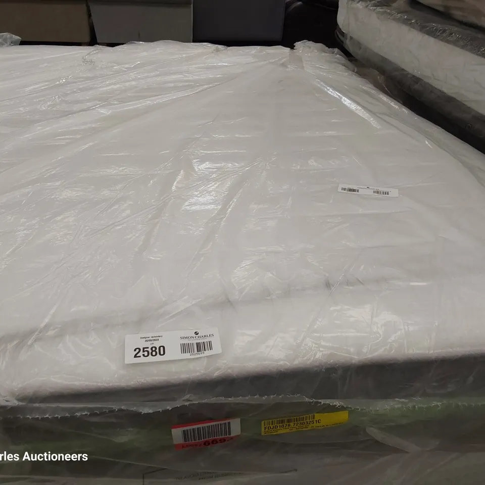 QUALITY BAGGED K4'6" DOUBLE HYBRID MEMORY FOAM OPEN COIL MATTRESS 