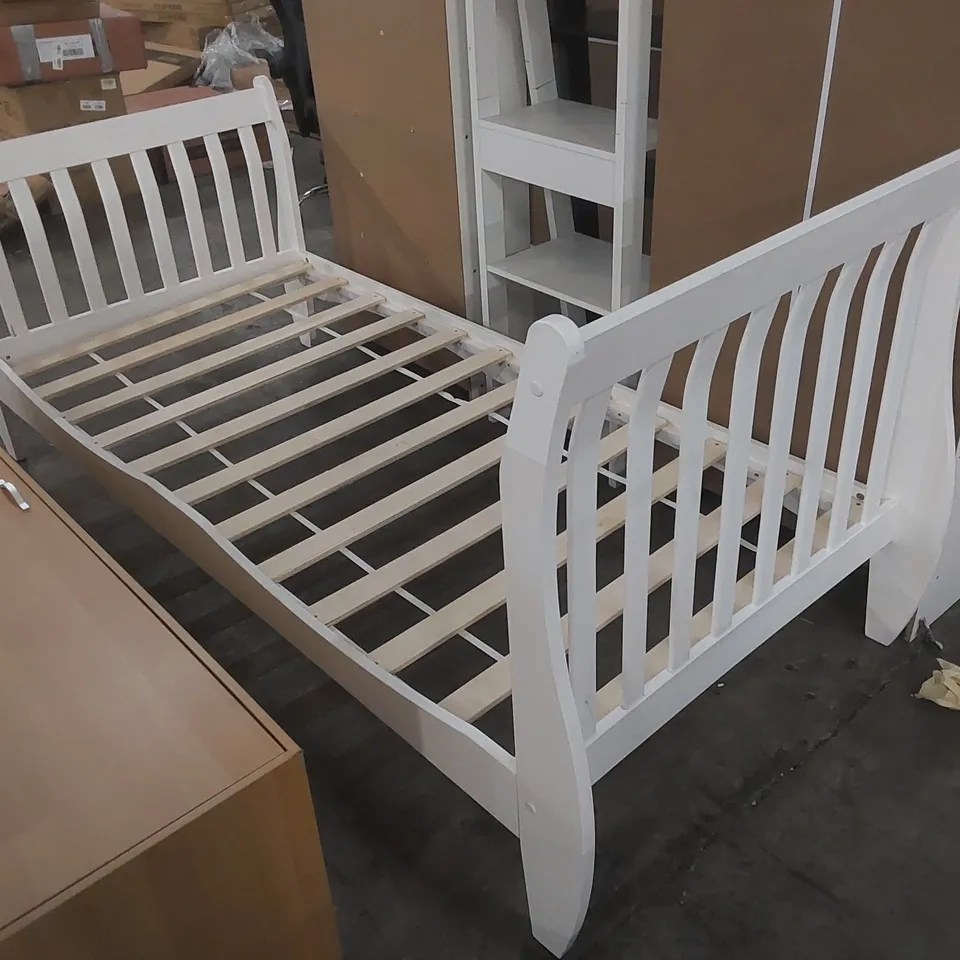 WOODEN ORION SLEIGH BED - 90CM SINGLE