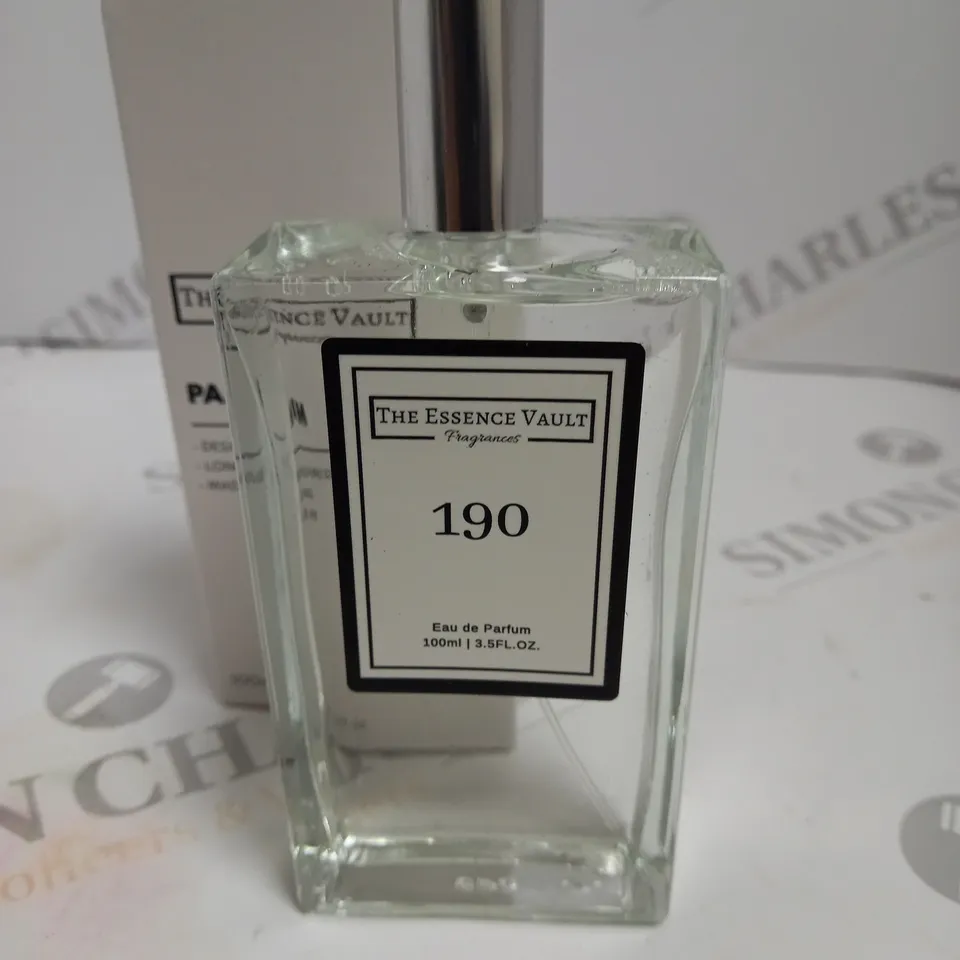 BOXED THE ESSENCE VAULT FRAGRANCES PARFUM NO 190 100ML