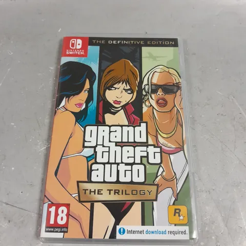 GRAND THEFT AUTO THE TRILOGY FOR NINTENDO SWITCH