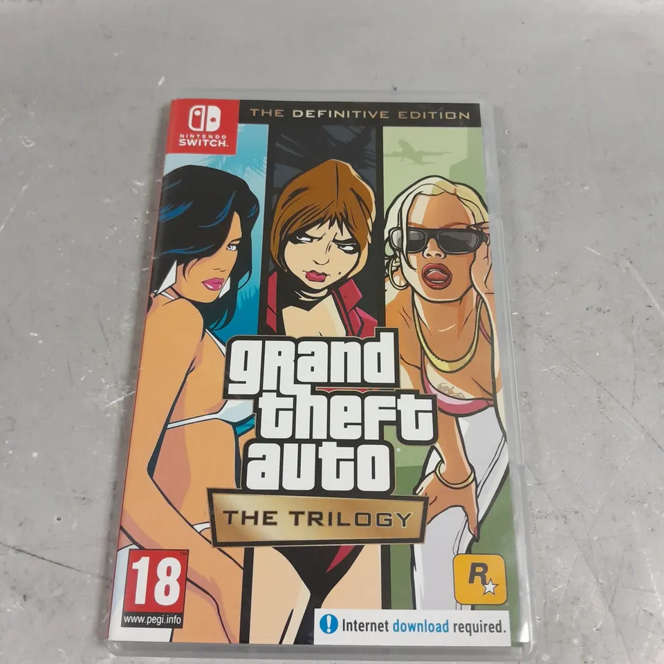 GRAND THEFT AUTO THE TRILOGY FOR NINTENDO SWITCH 
