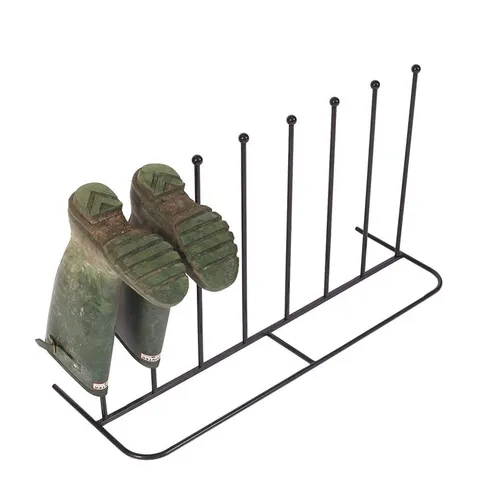 BOXED NEO STEEL BLACK 4 PAIRS BOOT RACK STAND
