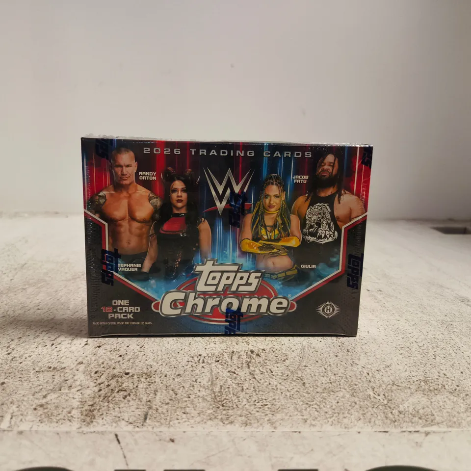 TOPPS CHROME 2026 TRADING CARDS WWE