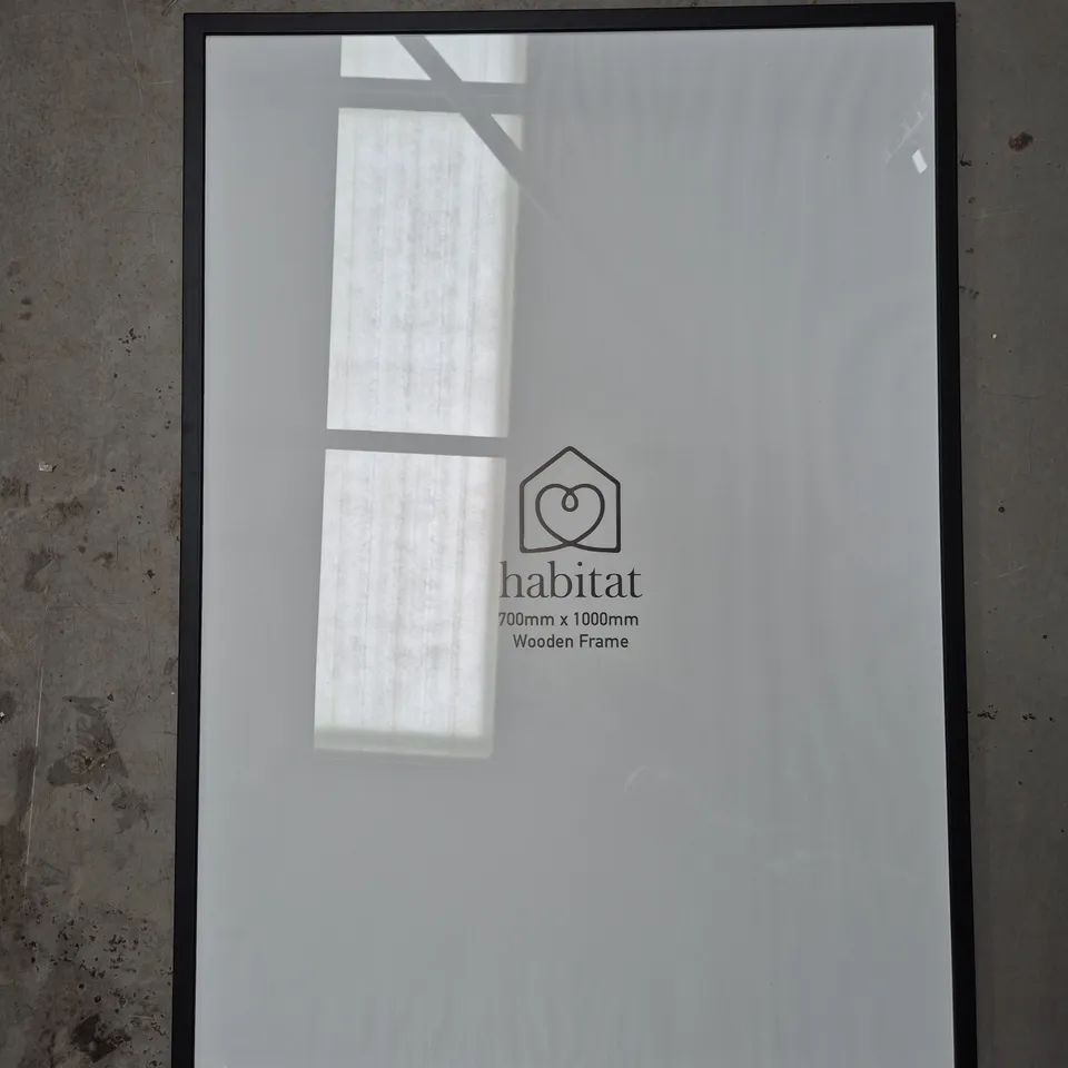 BOXED HABITAT 700MM X 1000MM WOODEN FRAME - COLLECTION ONLY