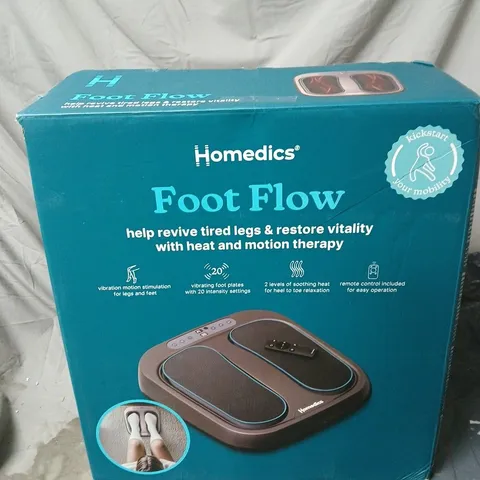 HOMEDICS FOOT FLOW DEVICE BOXED