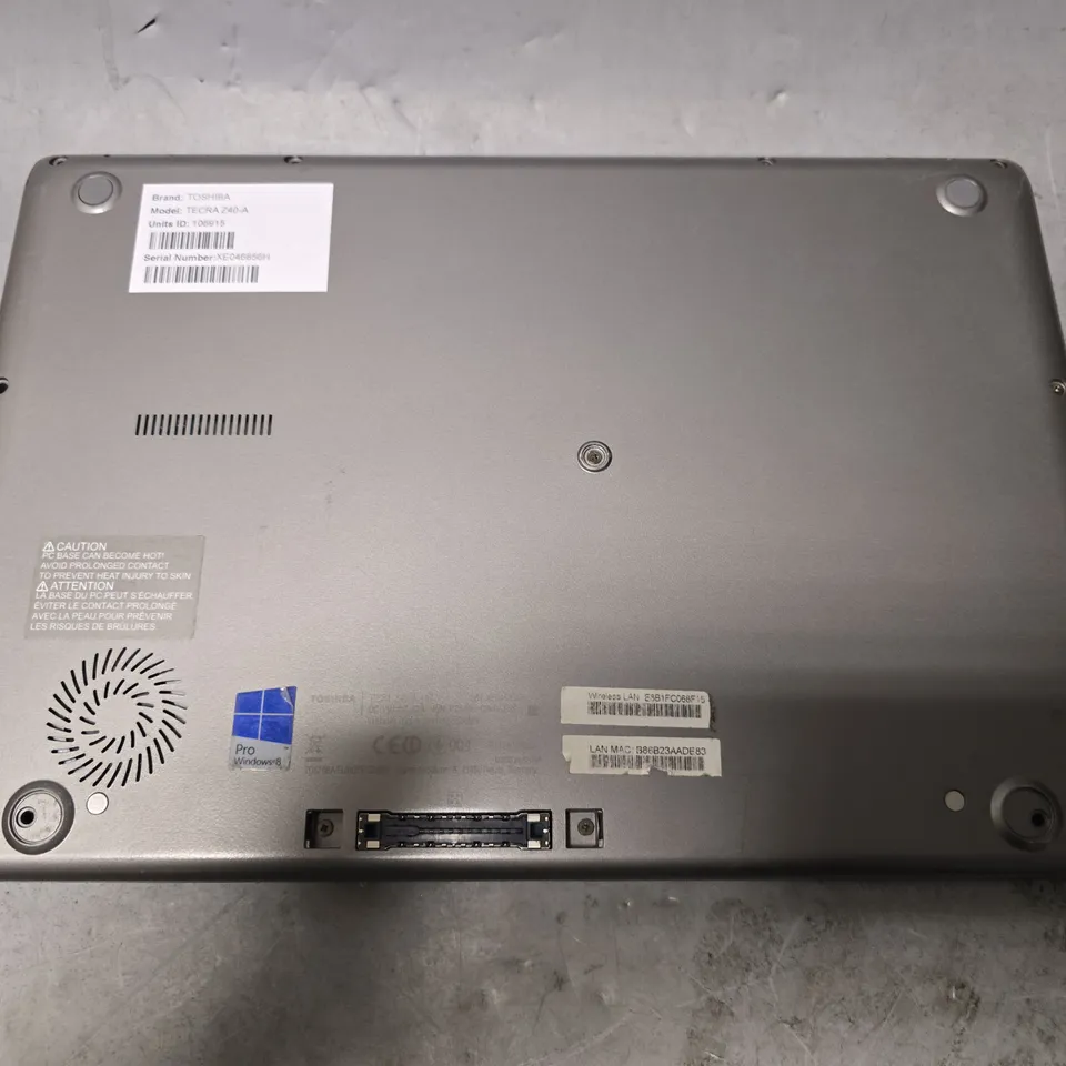 TOSHIBA TECRA Z40-A LAPTOP 