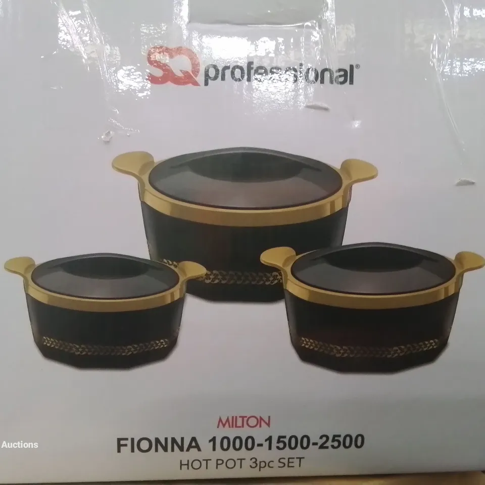 BOXED SQ PROFESSIONAL FIONA 3PC INSULATED HOT POT SET