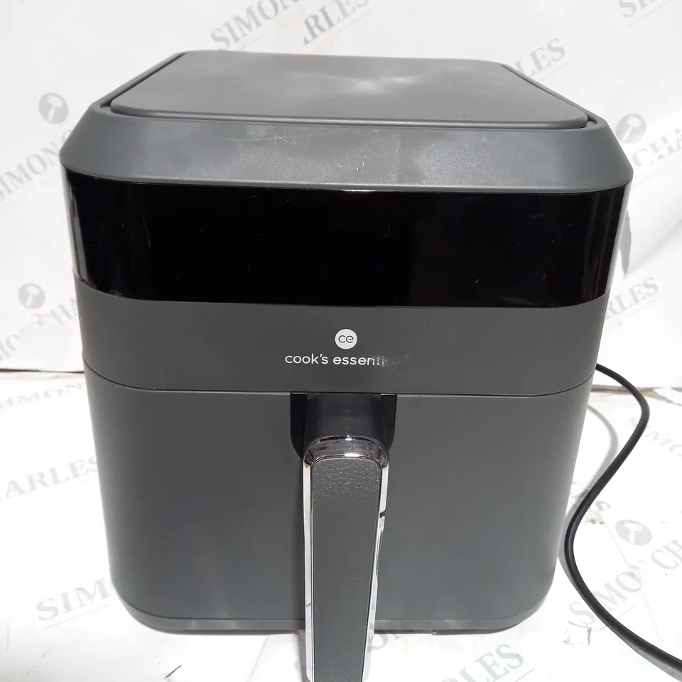COOK'S ESSENTIALS 5.8L AIR FRYER IN SLATE GREY