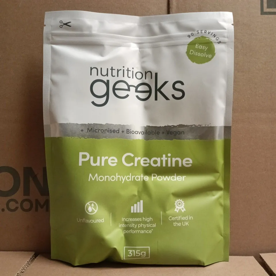 NUTRITION GEEKS PURE CREATINE MONOHYDRATE POWDER (315G)