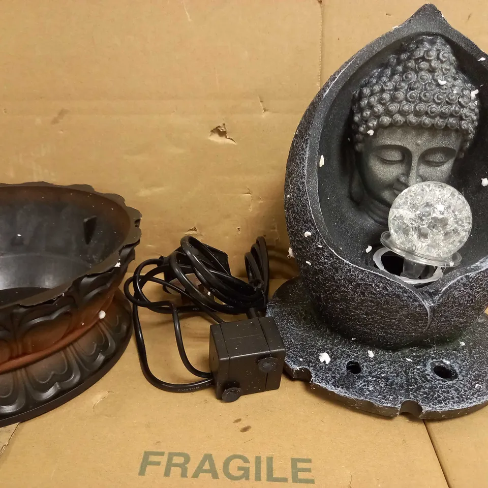 BUDDHA TABLE LAMP - BLACK