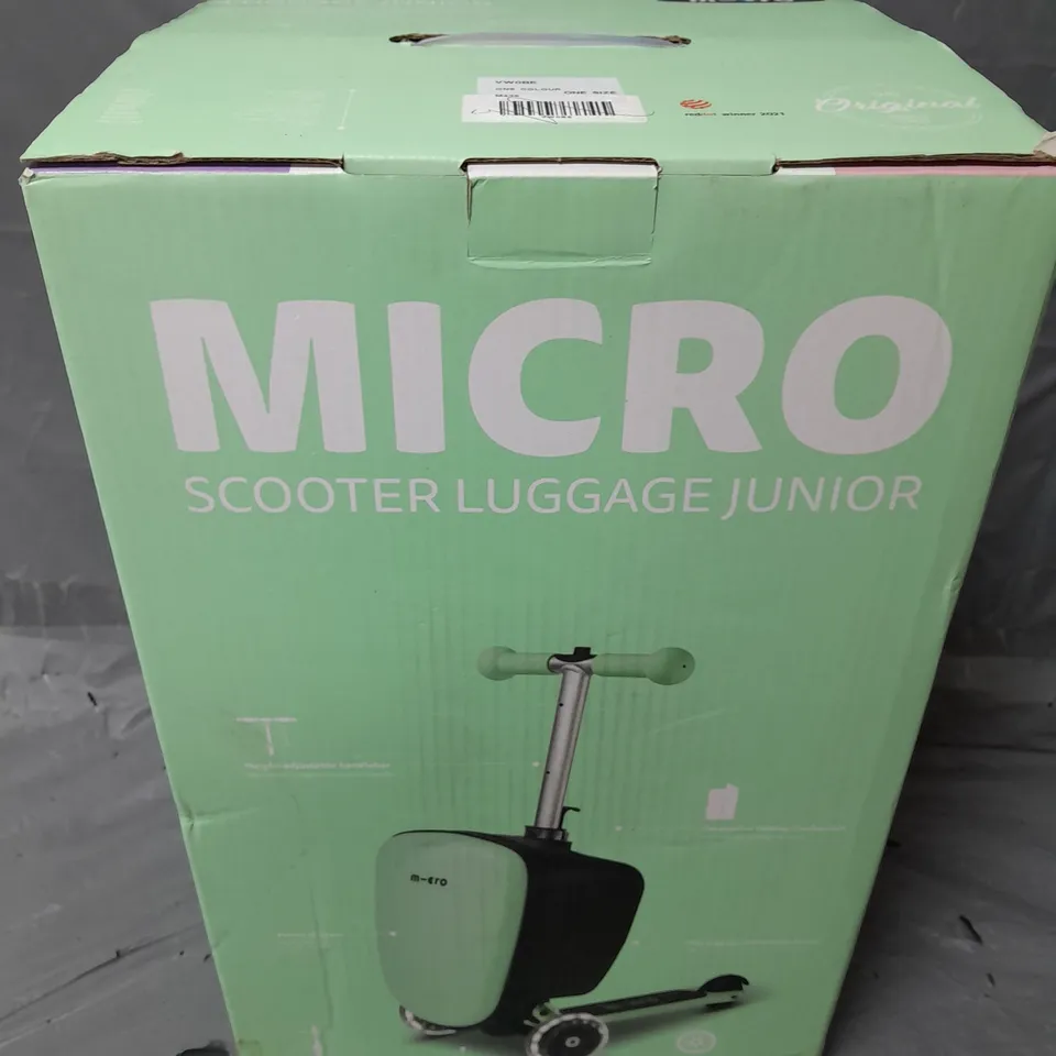 BOXED MICRO SCOOTER JUNIOR LUGGAGE - MINT