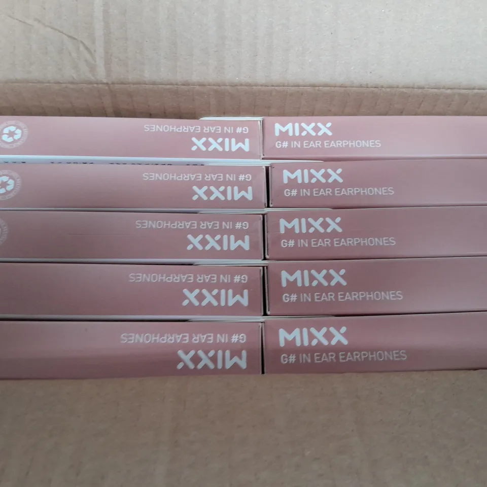 BRAND NEW BOXED AND SEALED 10X MIXX G# IN EAR EARPHONES 