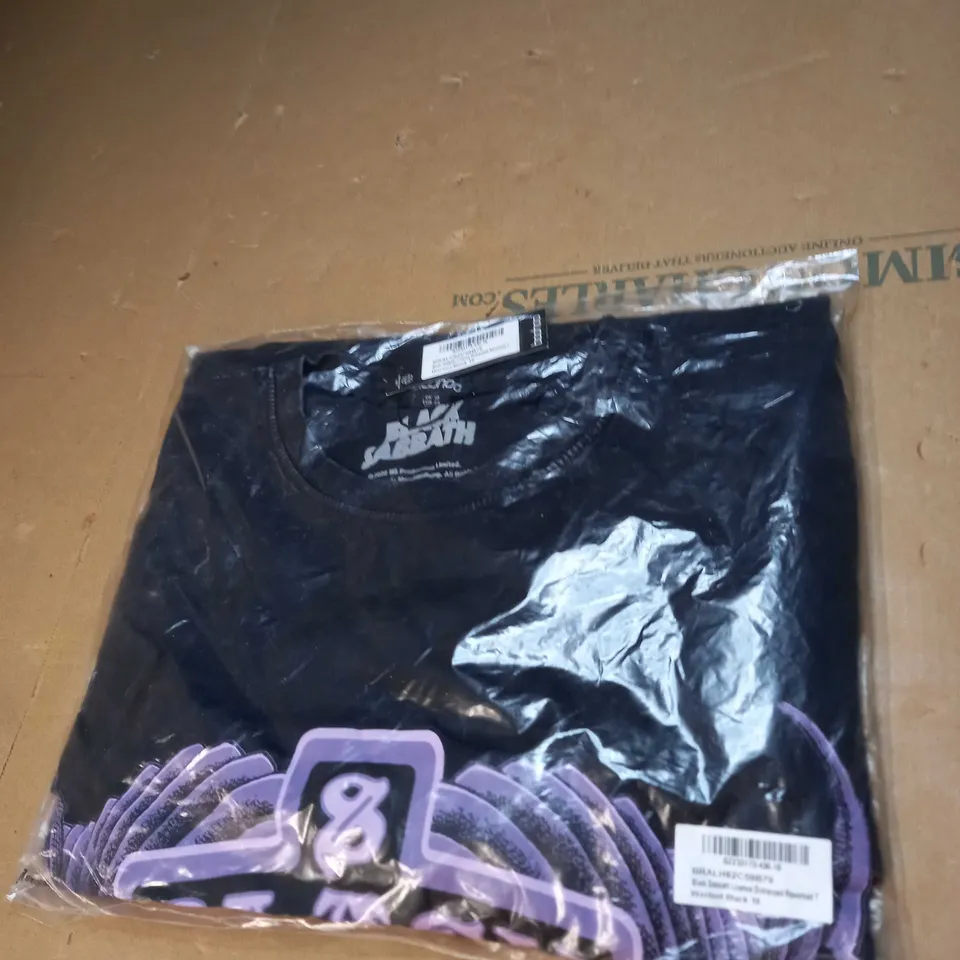 BLACK SABBATH LICENCE REWORKED T-SHIRT SIZE 10