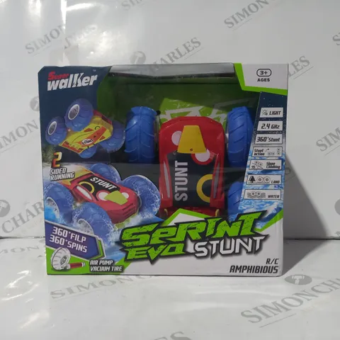 BOXED SUPER WALKER SPRINT EVO STUNT AMPHIBIOUS R/C CAR