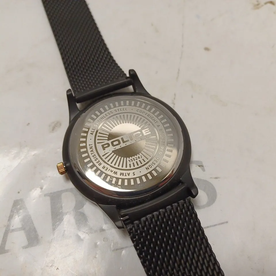 POLICE STAINLESS STEEL BLANK WATCH