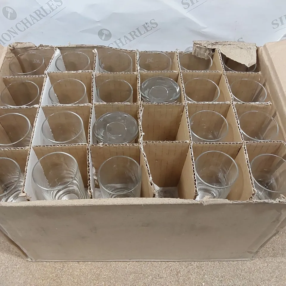 BOX OF APPROXIMATELY 40X EXCEL LIQUOR GLASSES - 60ML (1 BOX)
