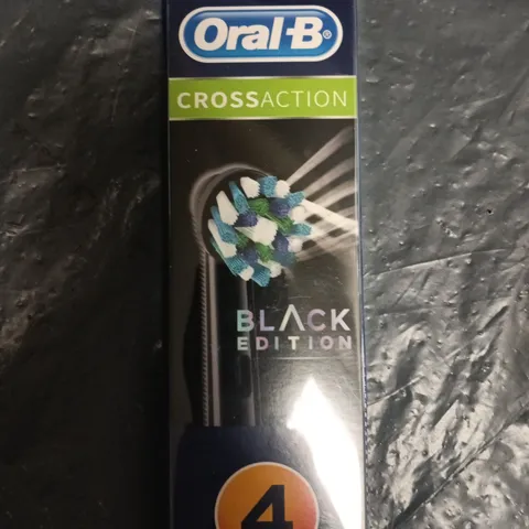 ORAL-B PRO CROSS ACTION BLACK EDITION - REPLACEMENT ELECTRIC TOOTHBRUSH HEADS