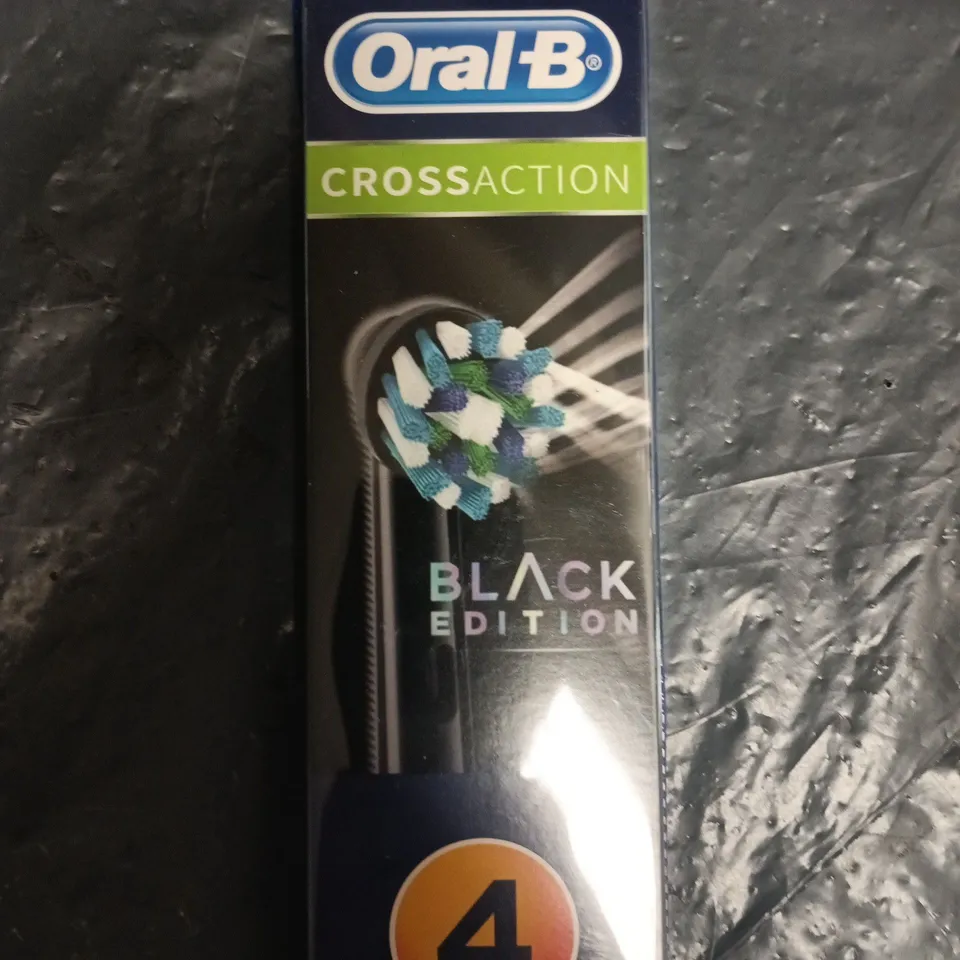 ORAL-B PRO CROSS ACTION BLACK EDITION - REPLACEMENT ELECTRIC TOOTHBRUSH HEADS