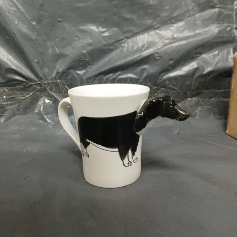 6X DACHSUND DETAILED MUGS 