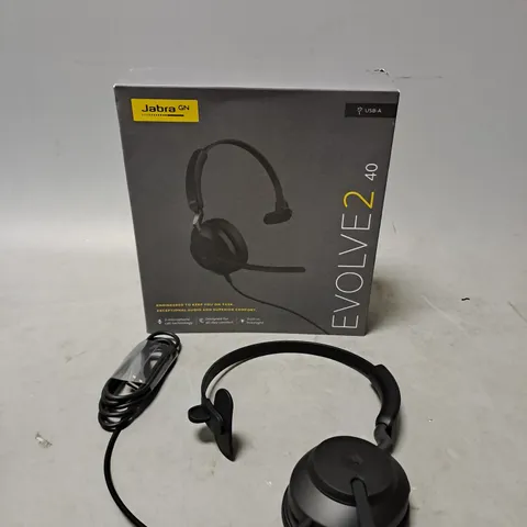 BOXED JABRA EVOLVE2 40 