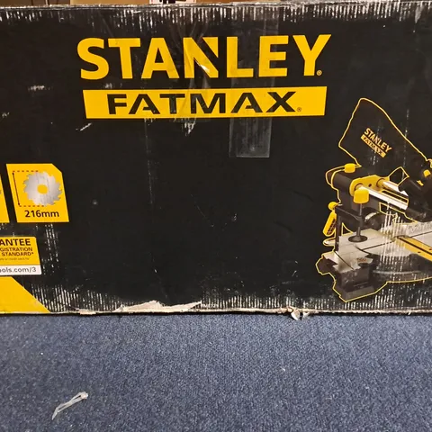 BOXED STANLEY FATMAX 216MM MITRE SAW - 1500W