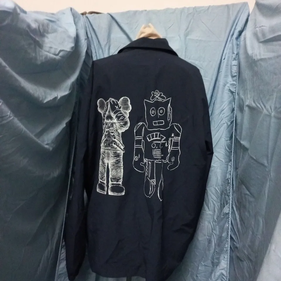 UNIQLO KAWS + WARHOL COLLABORATION NAVY JACKET