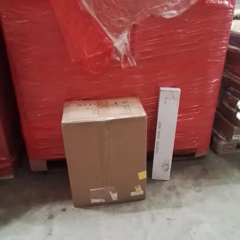 PALLET OF ASSORTED HOUSEHOLD GOODS AND PRODUCTS TO INCLUDE;PROJECTOR CEILING MOUNT,FOOD WARMER DISPLAY