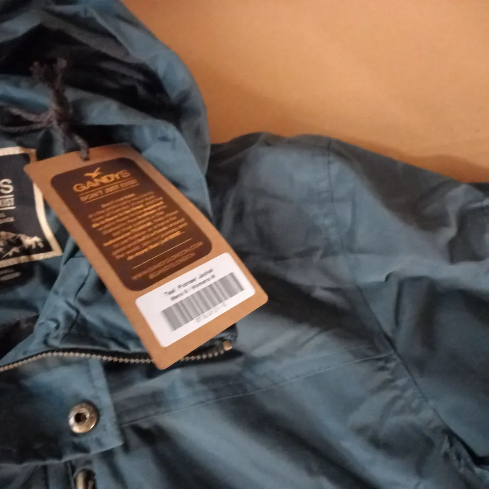 GANDYS TEAL PIONEER JACKET - MENS S WOMENS M