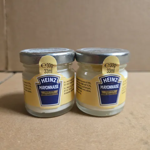 HEINZ MAYONNAISE 30G (33ML) JARS – 80 JARS