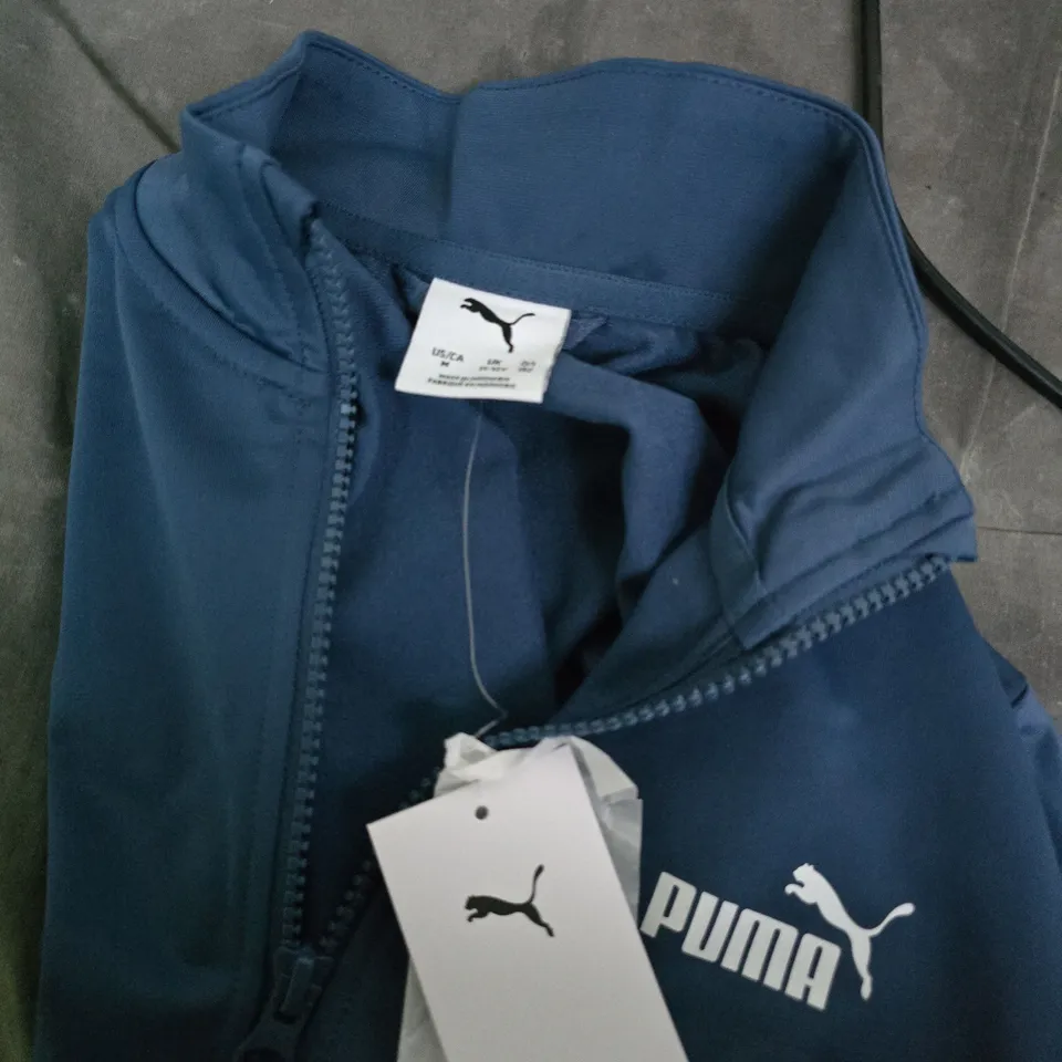 PUMA COLOUR-BLOCK LIGHTWEIGHT JACKET – BLUE, KIDS UK 11-12Y