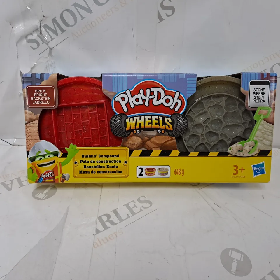 LOT OF 8 SEALED HASBRO PLAY-DOH BUILDIN COMPOUND - BRICK AND STONE