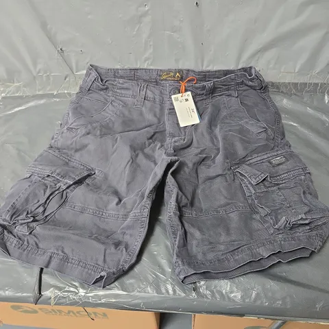 SUPERDRY CORE CARGO SHORTS NAVY SIZE 34 