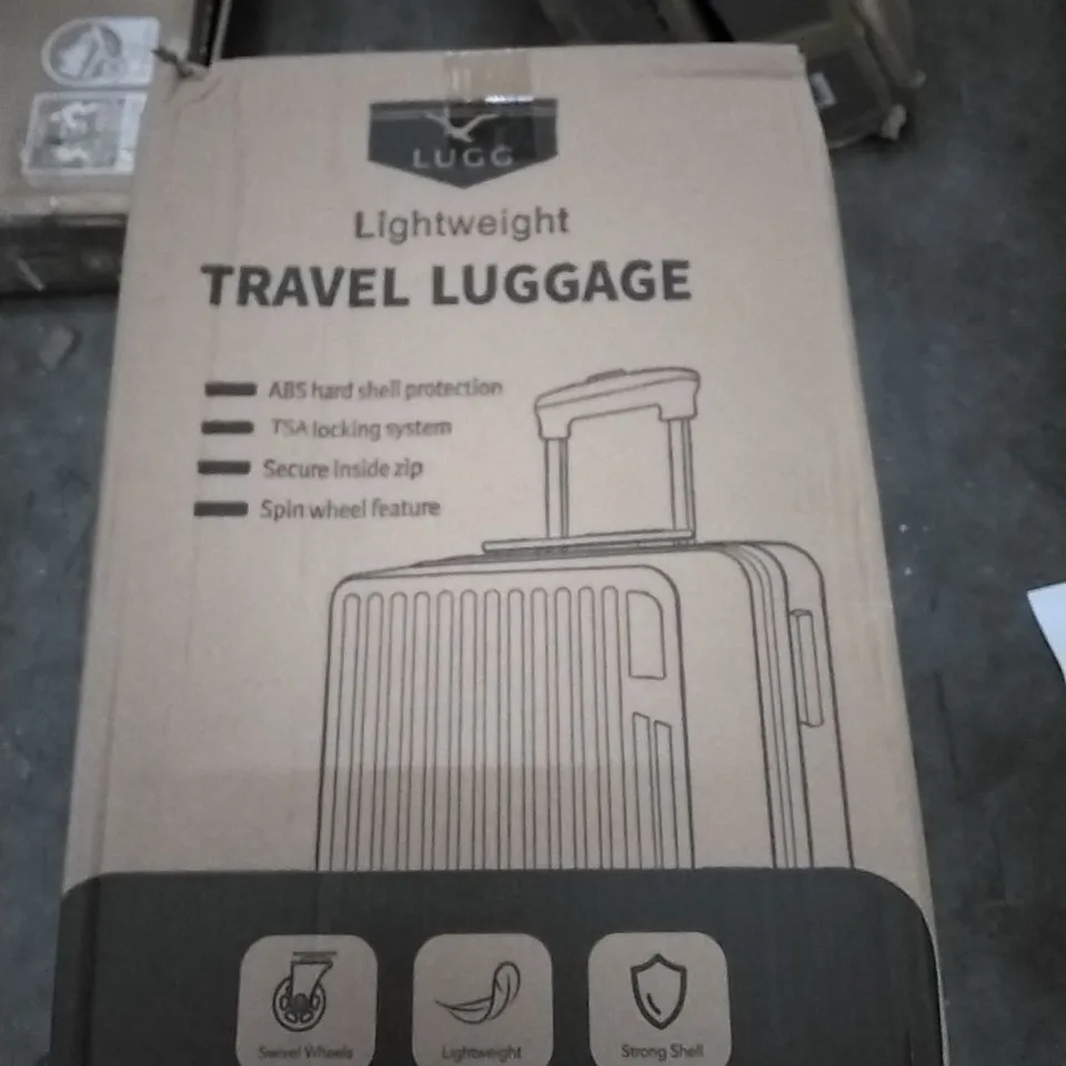 BOXED LUGG LIGHTWEIGHT TRAVEL LUGGAGE CASE 