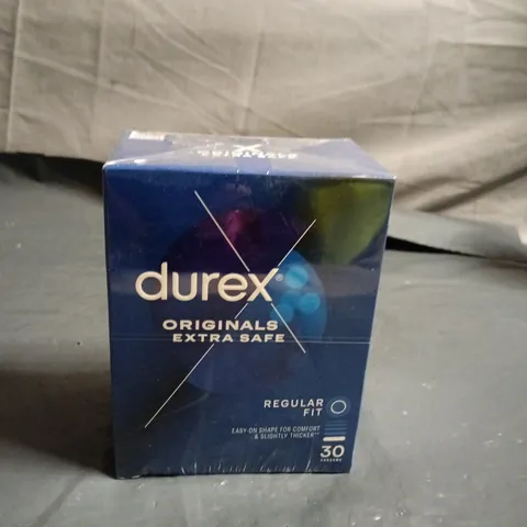DUREX ORIGINALS EXTRA SAFE REGULAR FIT CONDOMS – 30 PACK