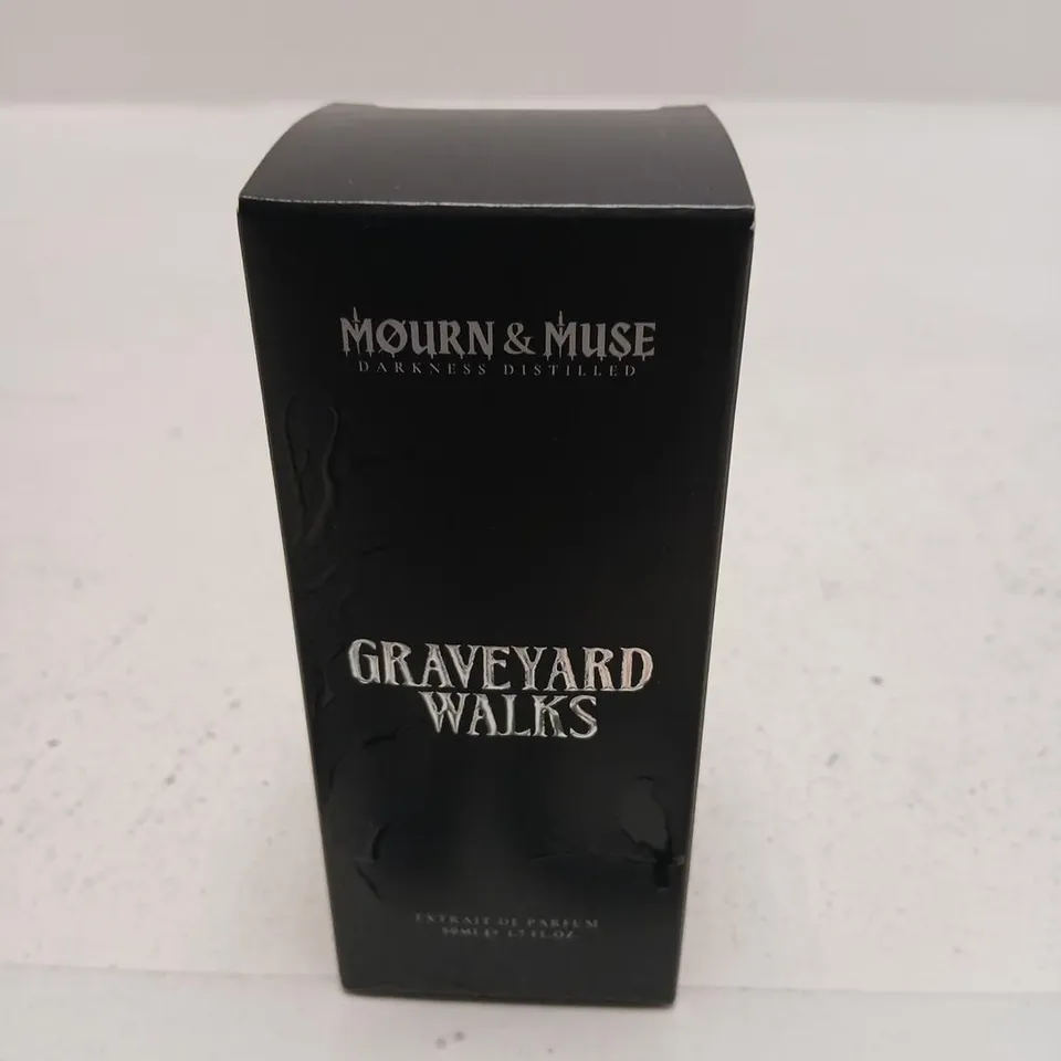 BOXED MOURN AND MUSE GRAVEYARD WALKS EXTRAIT DE PARFUM 50ML