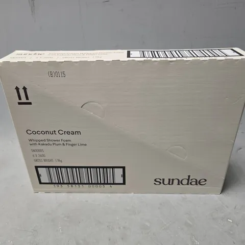 SEALED SUNDAE COCONUT CREAM WHIPPED SHOWER FOAM 6X260G 